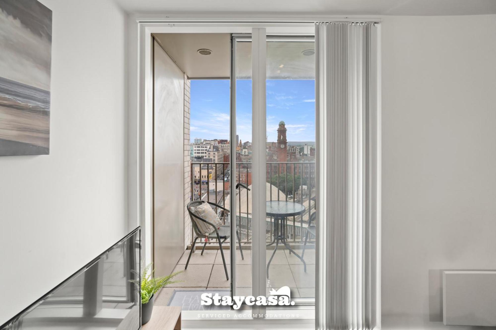 Spectacular Apartment Balcony View In City Centre Manchester Kültér fotó